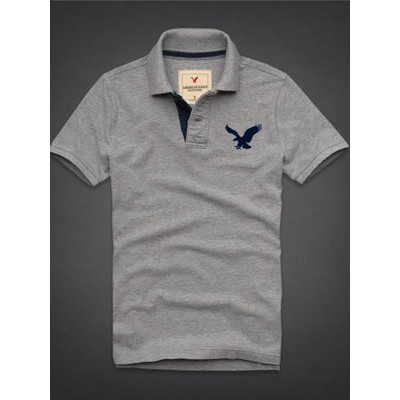 Áo thun nam ngắn tay có cổ xanh đen