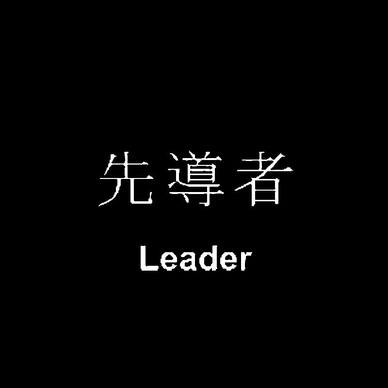 Miếng Dán Trang Trí Xe Hơi / Xe Máy 15cmx9.3cm In Chữ Kanji Leader