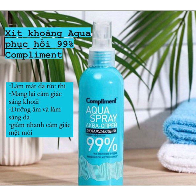 Xịt khoáng Aqua Spray Hyaluronic Acid - Compliment Hàng Nội Địa Nga | BigBuy360 - bigbuy360.vn