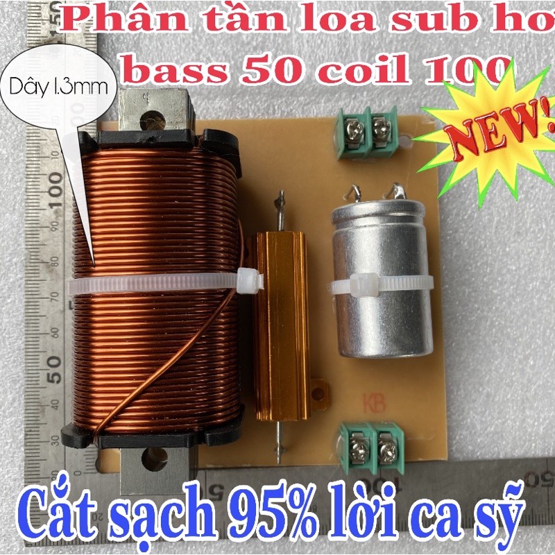 phân tần loa sub hơi bass 50 coil 100