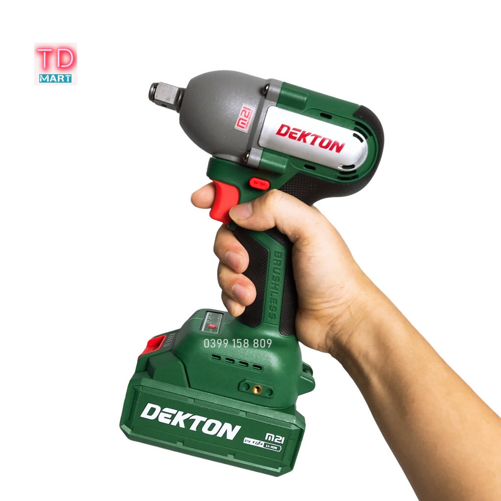 MÁY SIẾT BULONG  DEKTON M21 IW380N 3 CẤP CHỈNH LỰC - ĐẦU 2 IN 1