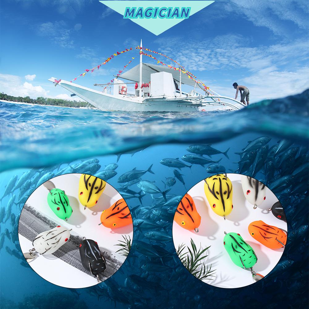 Mồi câu cá giả nhiều màu sắc thu hút con mồi chuyên dụng chất lượng cao