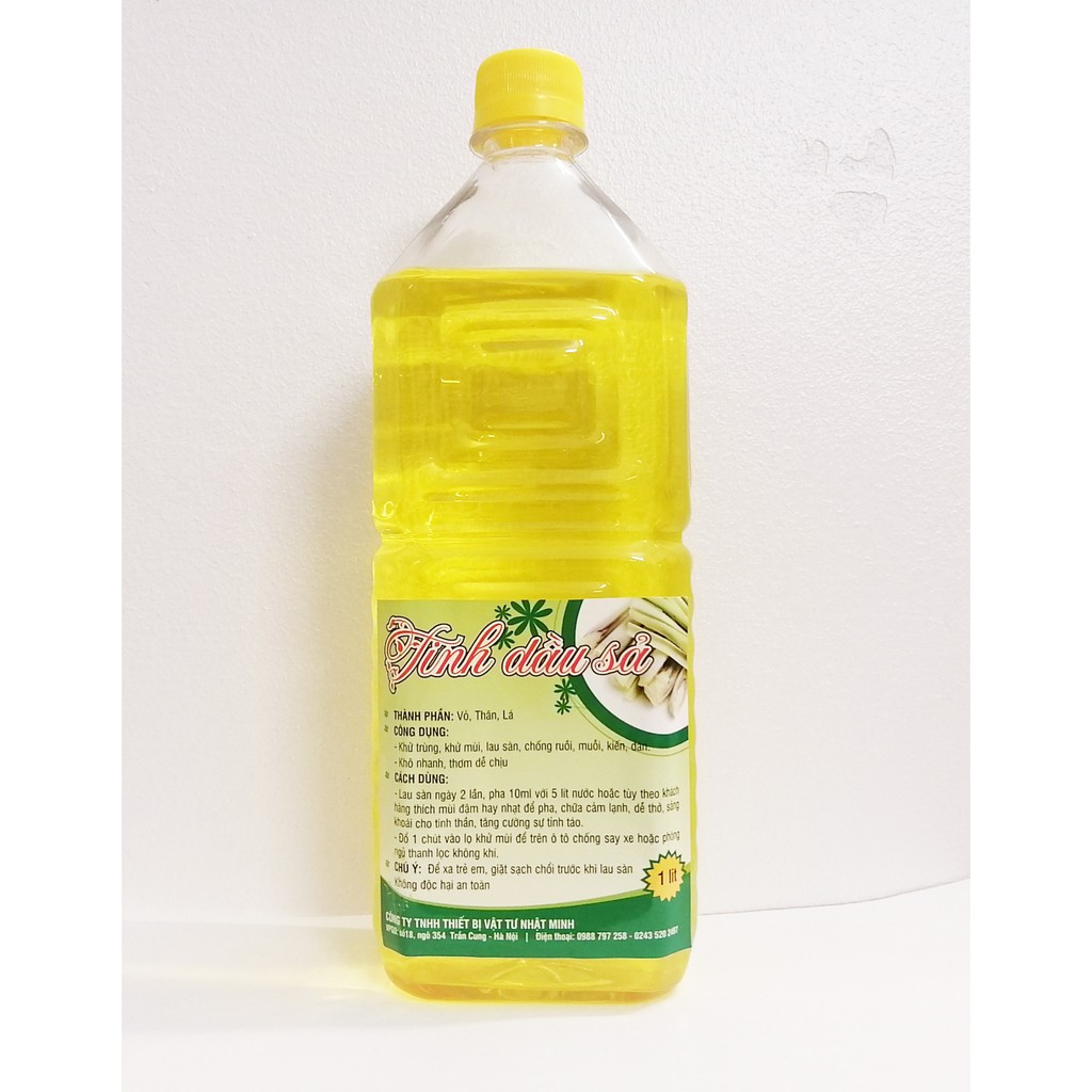 Tinh dầu sả nguyên chất Nhật Minh chai 1000ml