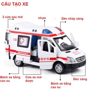 Xe đồ chơi cho bé - Xe cứu thương 120