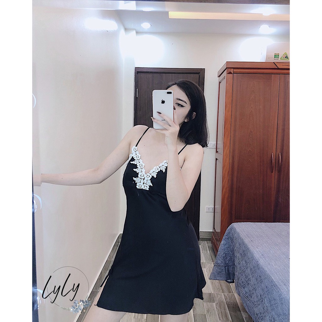 Váy ngủ lụa hai dây Lylylorem VN002 | BigBuy360 - bigbuy360.vn