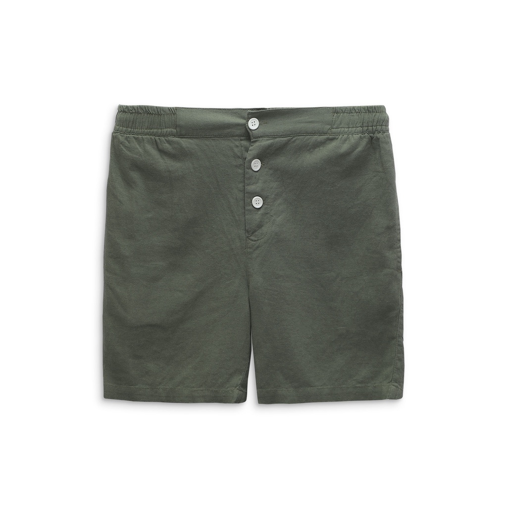 Quần Short Nam Relaxed Linen BWG, Chất Vải Linen Thoải Mái, QD003252, SOMEHOW