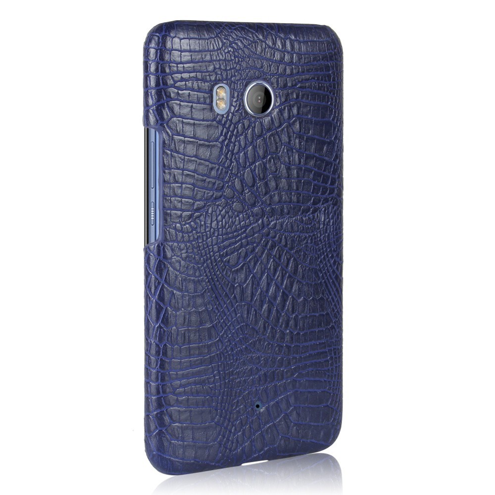 For HTC U11 Case Crocodile Pattern Skin Hard Cover
