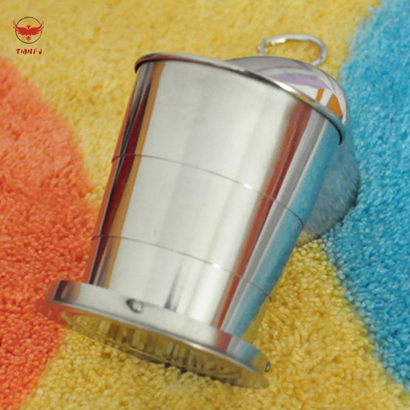 Cốc Nước Bằng Thép Không Gỉ Có Thể Thu Gọn Tiện Dụng