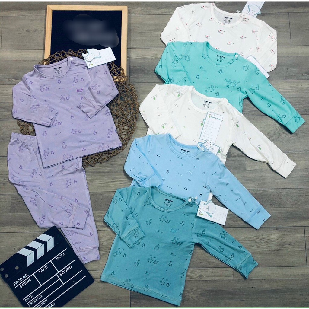 Bộ dài tay cài vai Nature Wear