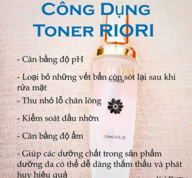 Nước hoa hồng Riori- Toner