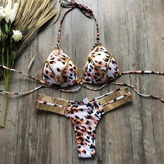 Bikini Nữ Họa Tiết Da Báo Gợi Cảm