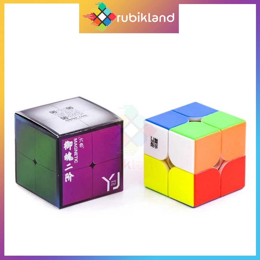 Rubik 2x2 Nam Châm YongJun YuPo V2 M YJ V2M Rubic 2 Tầng Đồ Chơi Trí Tuệ Trẻ Em