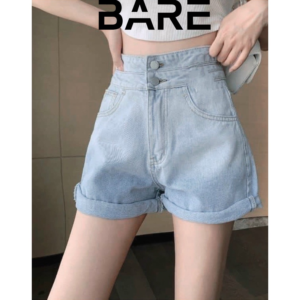 Quần jean đùi phối xích, quần jean đùi loang màu hot trend cá tính - Q06