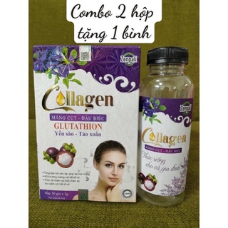 Collagen Măng cụt đậu biếc Zepali Chính hãng hộp 30 góicam kết