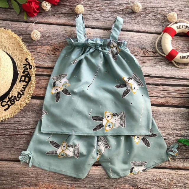 Combo 5 bộ 2 dây bé gái