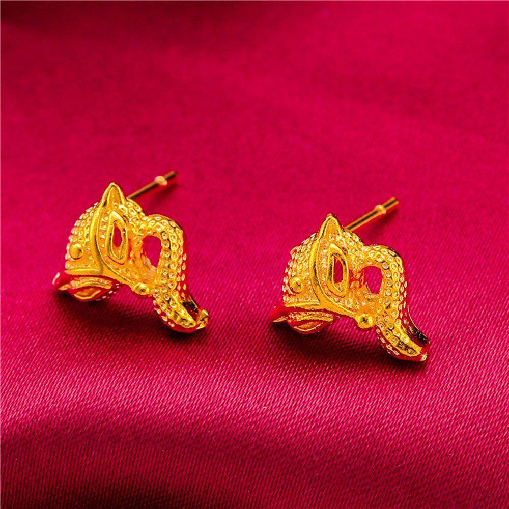 MXGOODS Khuyên Tai Nữ Hình Bông Hoa Thời Trang