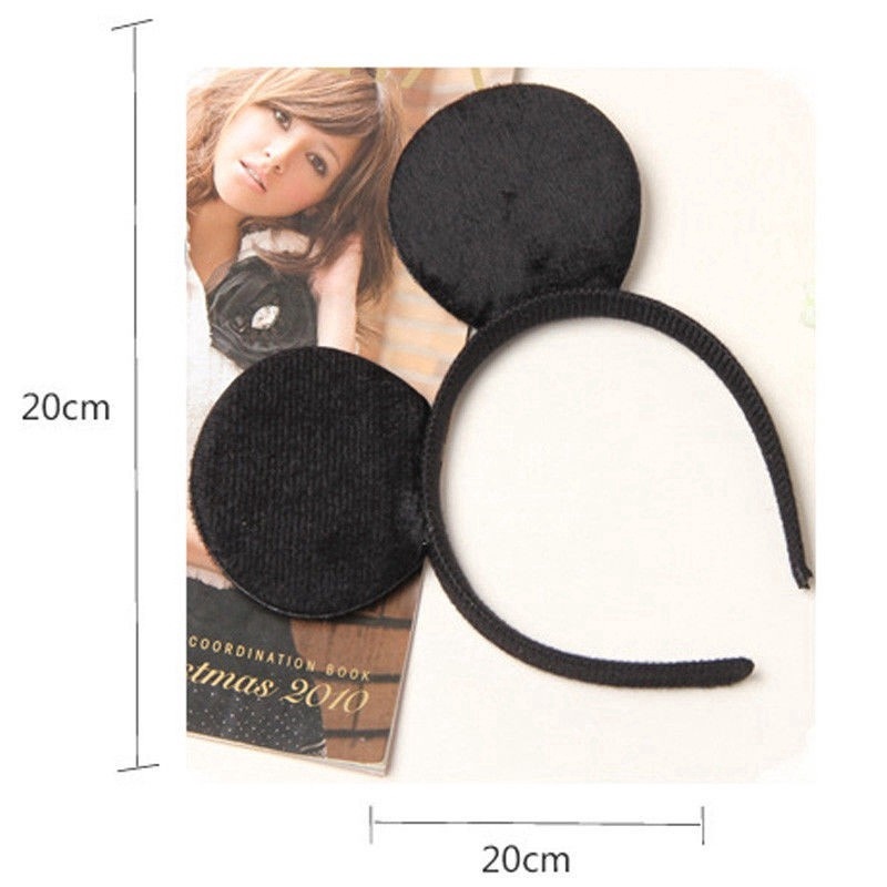 Băng Đô Cài Tóc Hình Tai Thỏ Disney Mickey Minnie Công Chúa Đáng Yêu Dành Cho Bé Gái