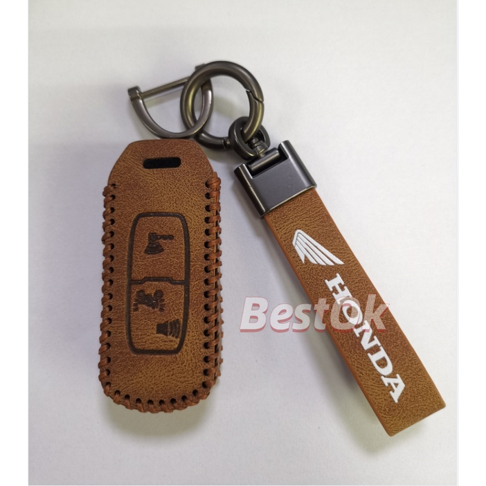 Bao Da Chìa Khóa Honda SH 2021, SH 2022, SH 350i, SH Mode, Lead, Cub, Winner X, AB 2023, PCX 160, Vario 160 (2 nút bấm)