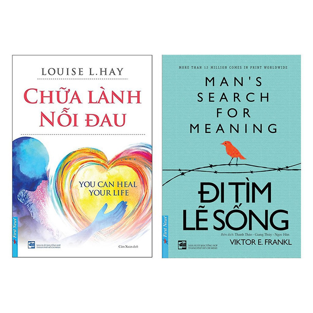 Sách First News - Combo 2 cuốn - Chữa Lành Nỗi Đau - Đi Tìm Lẽ Sống