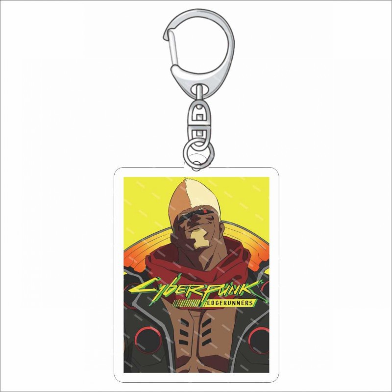 St1 Cyberpunk Edgerunners Móc Chìa Khóa Bằng Acrylic Mặt Hình David Lucy Rebecca Hoạt Hình Dễ Thương Làm Quà Tặng