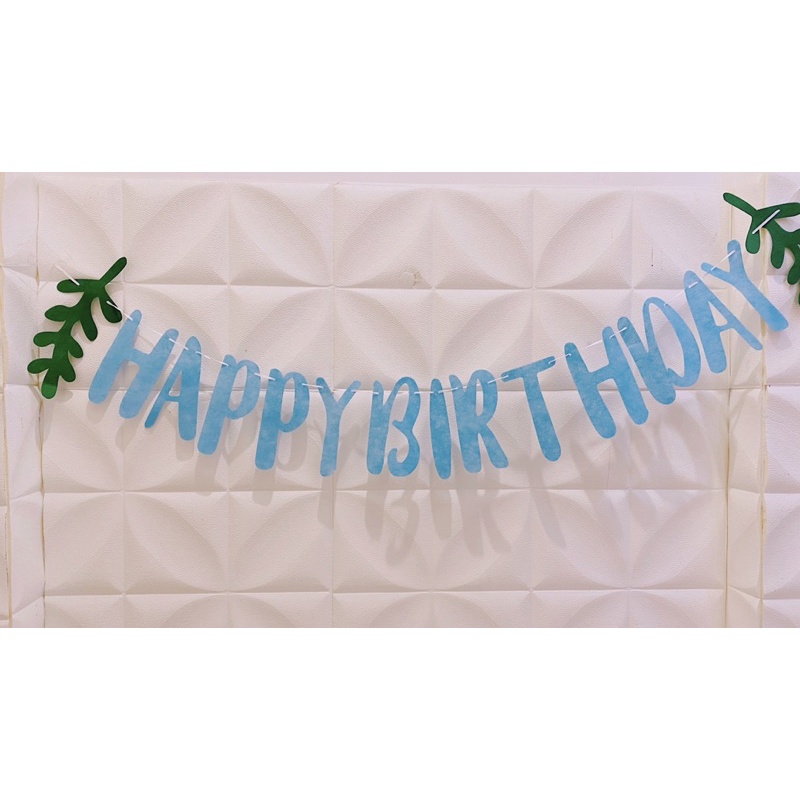 Set trang trí sinh nhật Dây Chữ HPBD kiểu mới - (Kèm Fairy Led 3m)