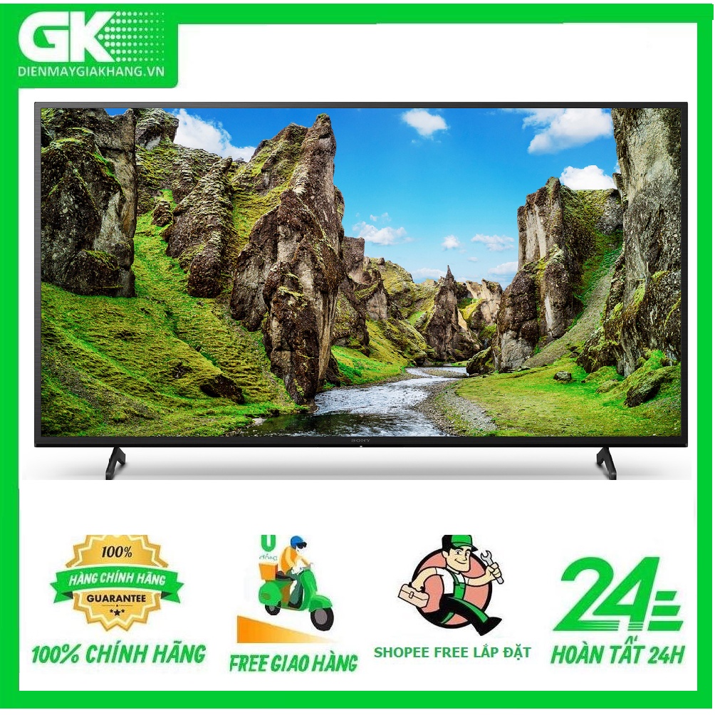 KD-43X75 - MIỄN PHÍ CÔNG LẮP ĐẶT- Android Tivi Sony 4K 43 inch KD-43X75 Mới 2021