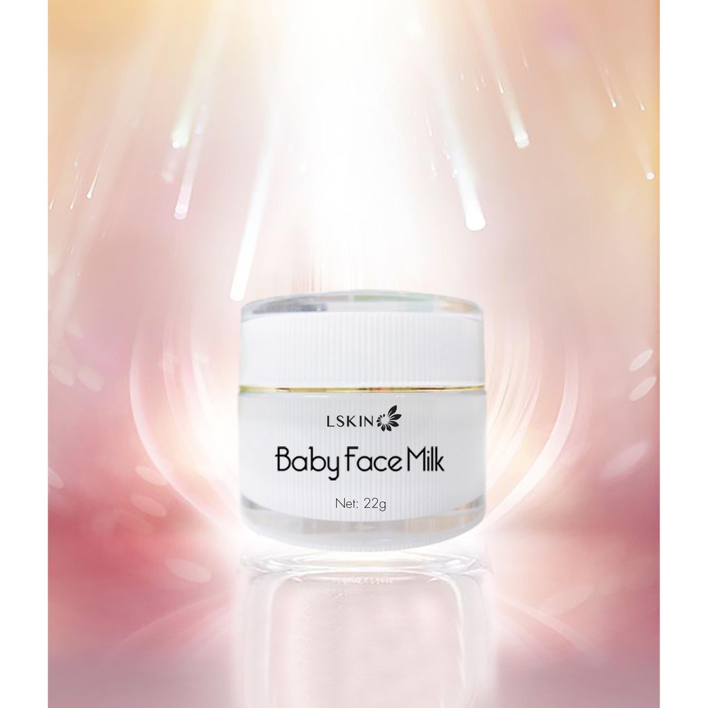 Combo Ủ trắng da kén tằm kết hợp kem baby face milk cấy trắng, căng bóng, trắng hồng | BigBuy360 - bigbuy360.vn