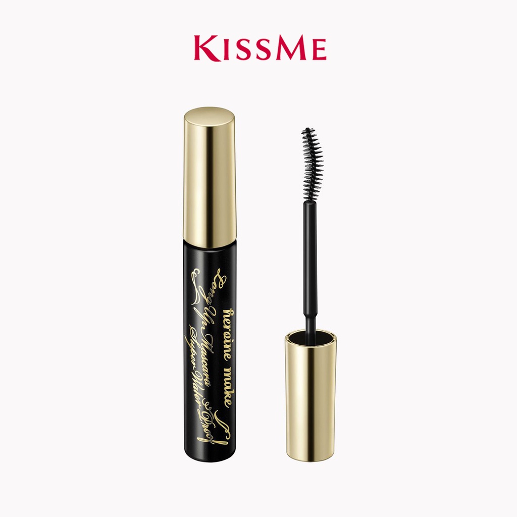 Chuốt mi mascara KissMe Heroine Make Long UP Mascara Super Waterproof nâng mi dài tối đa 6g