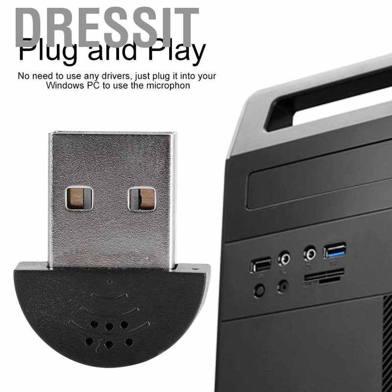 Micro Thu Âm Mini Kết Nối Cổng USB Tiện Lợi