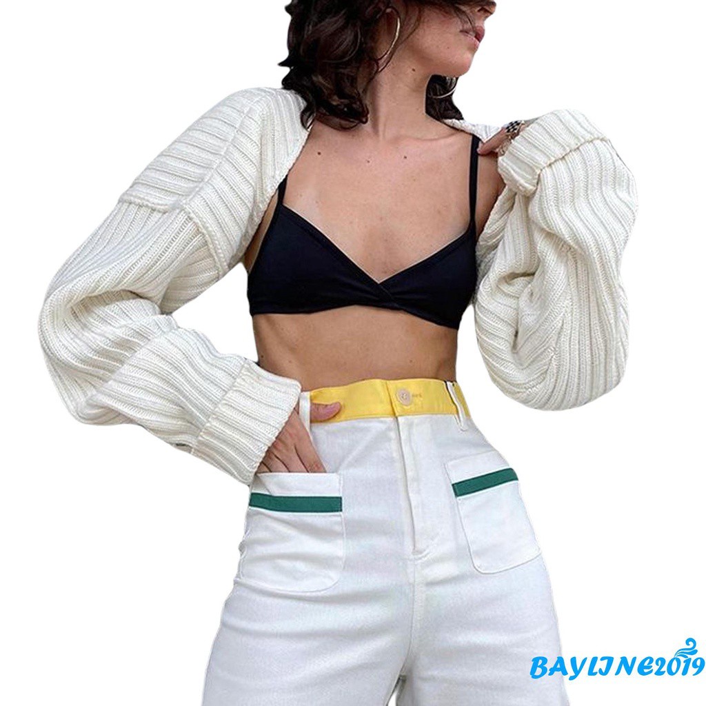 Áo khoác Cardigan dệt kim tay dài thời trang