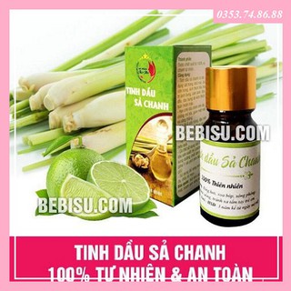 ♥Tinh Dầu Sả Chanh Đuổi Muỗi - Lọ 10ml - An Toàn Cho Mẹ và Bé♥
