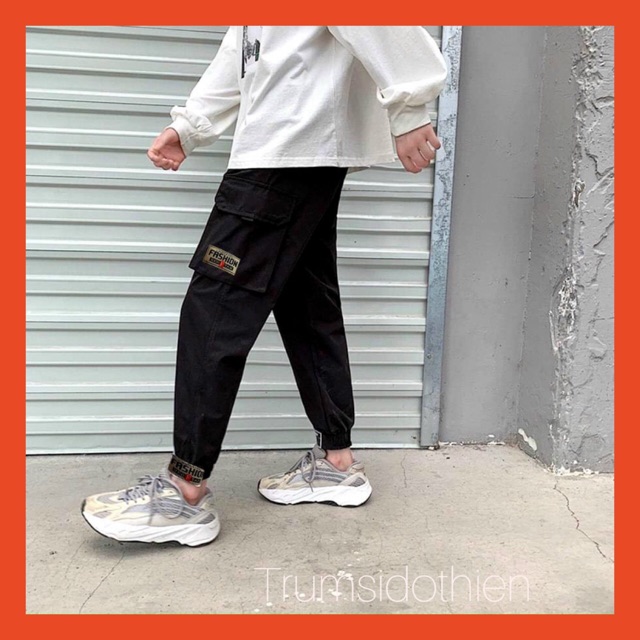[👉Túi hộp - Cực Chất !!] Quần jogger kaki túi hộp dán gấu siêu hot, quần kaki, quần jogger nam , quần baggy | BigBuy360 - bigbuy360.vn