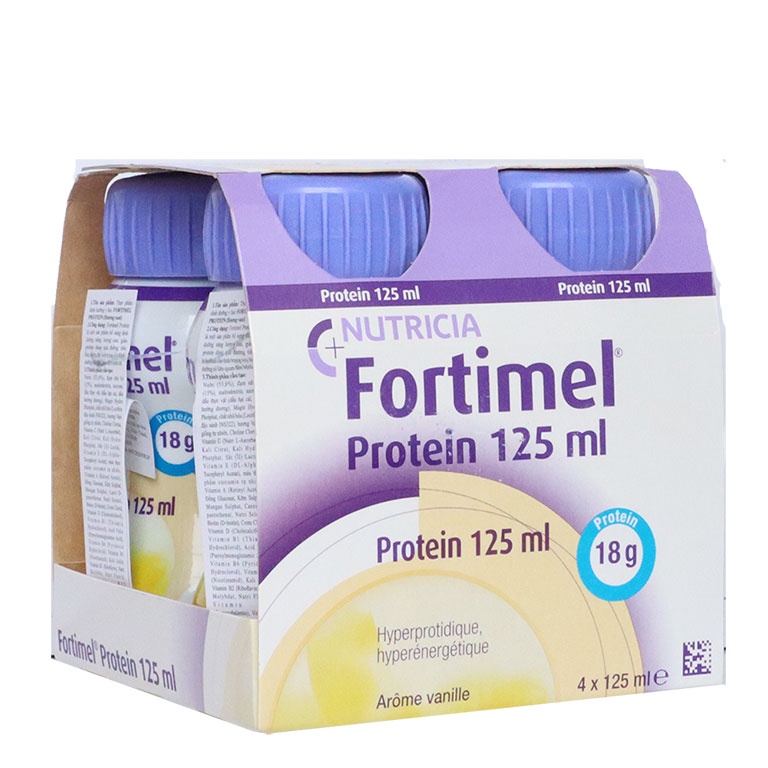 Lốc 4 chai sữa Fortimel Compact Protein cho người sau phẫu thuật, COPD