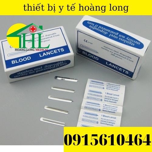 Kim Nặn Mụn Chích Máu Blood Lancets 200 Cái