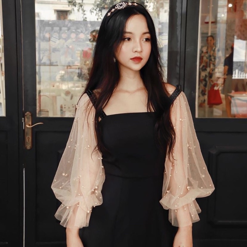 Pass đầm dự tiệc sang chảnh đính ngọc Dii Collection local brand (ảnh thật ở cuối)