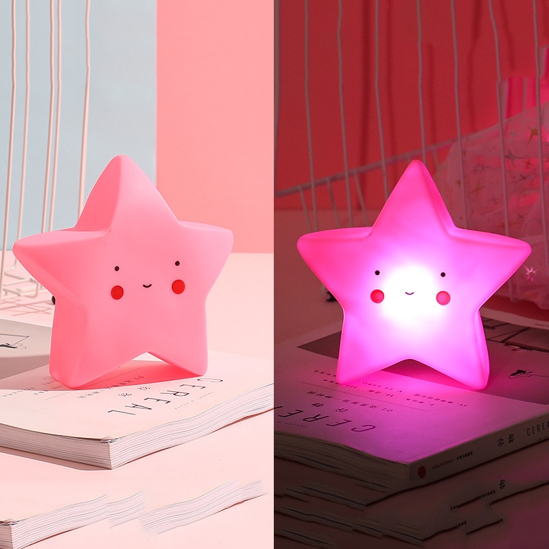 Đèn ngủ Silicon hình thú siêu cute chất liệu bền bỉ có nhiều mẫu tặng kèm pin