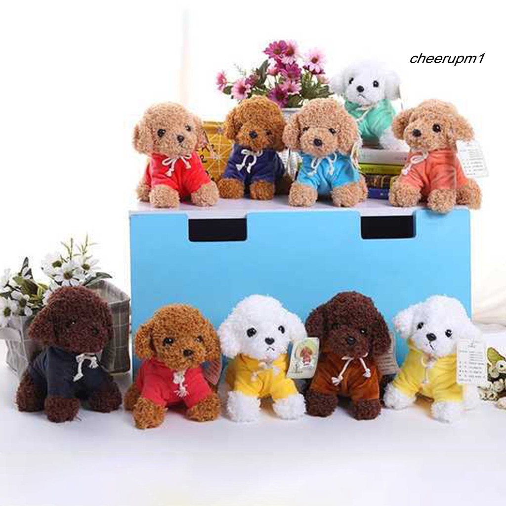Gấu nhồi bông kiểu chú chó poodle đáng yêu cho bé