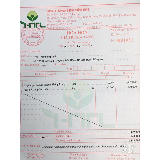 HOẠT HUYẾT BỔ NÃO HOÀNG THĂNG LONG HTL