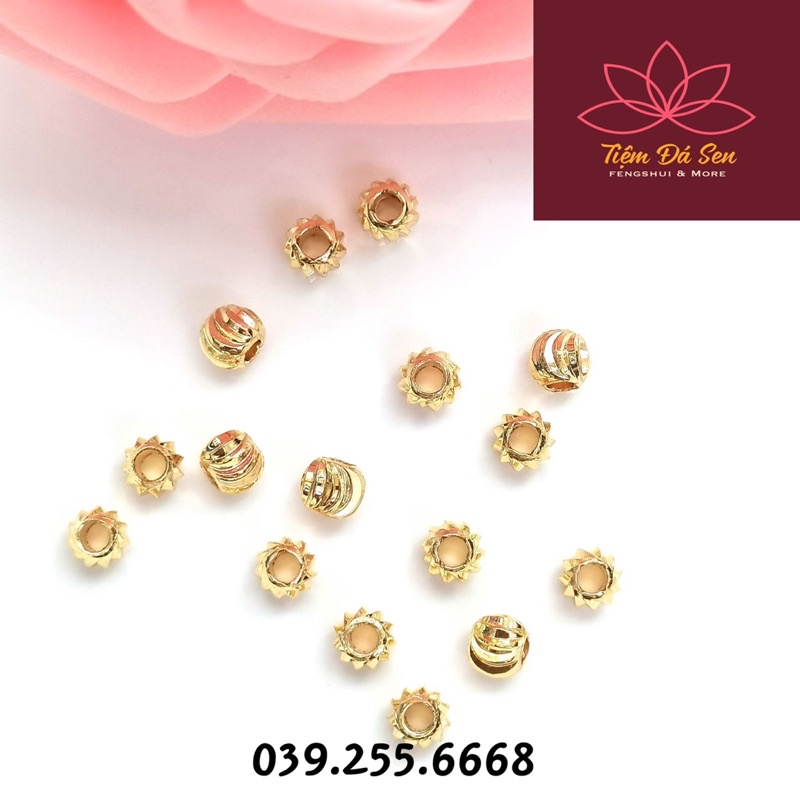 Charm Bi Bạc các size hạt xâu vòng tay handmade - Charm Bạc 925