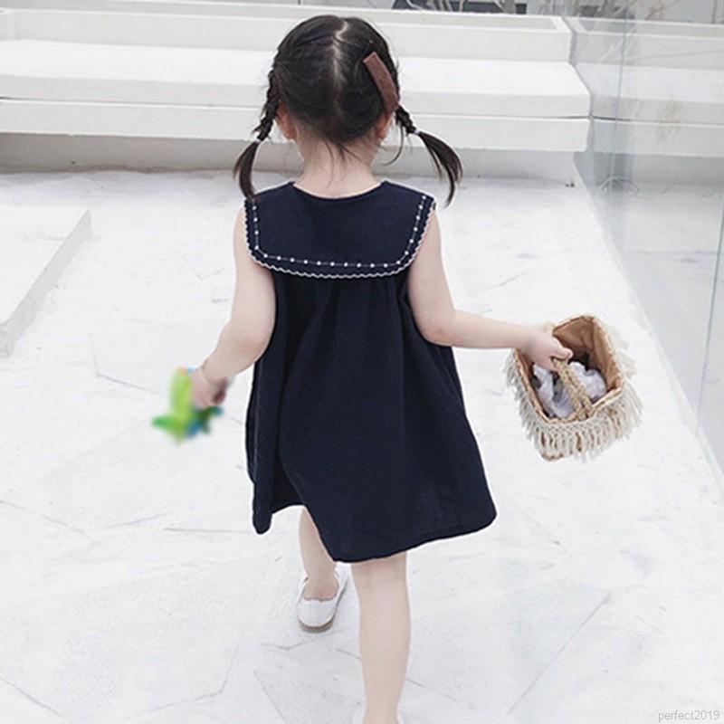 Đầm công chúa phong cách Đại học mùa hè Hàn Quốc dành cho bé gái/ Túi đeo