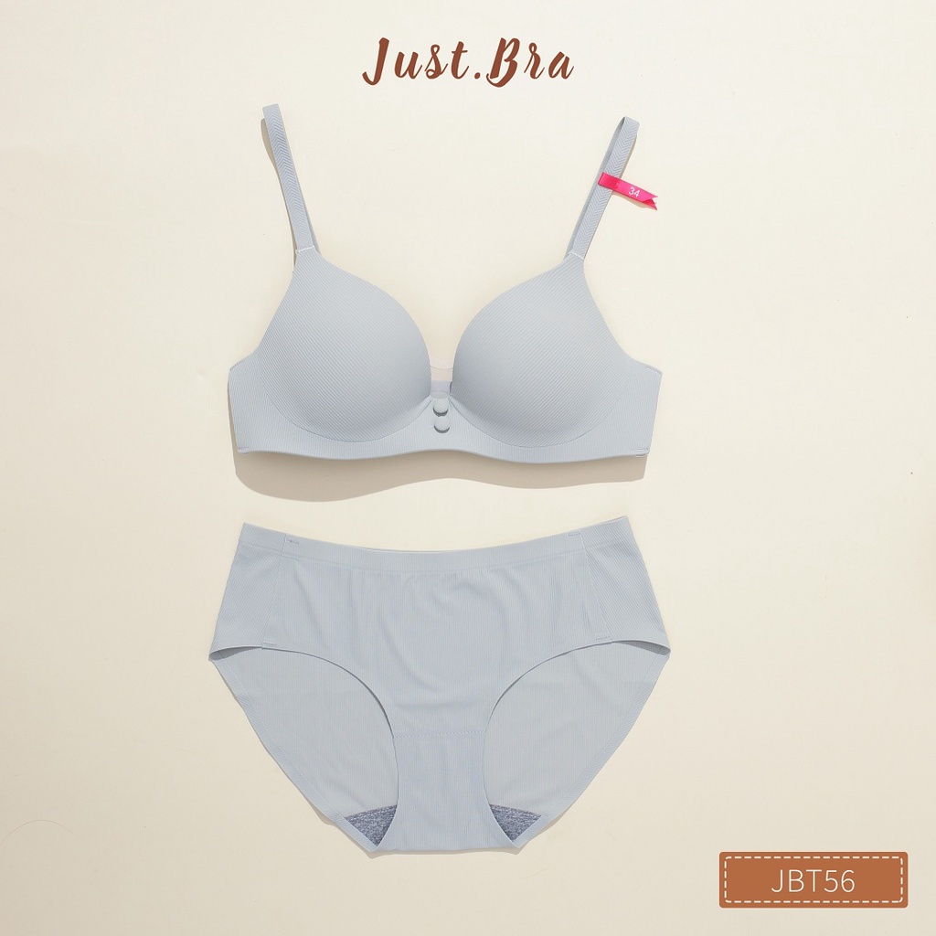 Bộ đồ lót nữ Just Bra cotton dệt kim mềm mịn thoáng mát JBT56