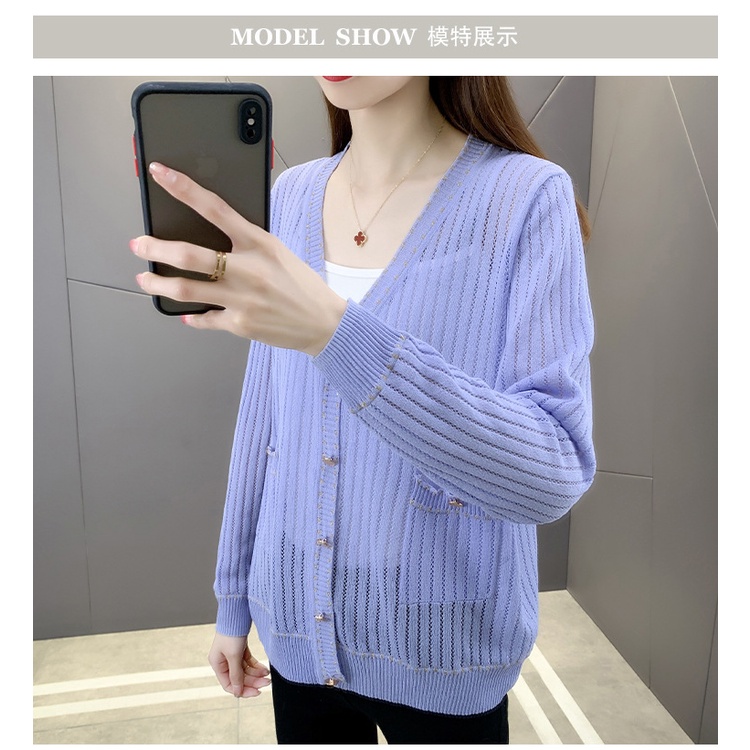 Áo Khoác Cardigan Mỏng Chống Nắng Cho Nữ | BigBuy360 - bigbuy360.vn