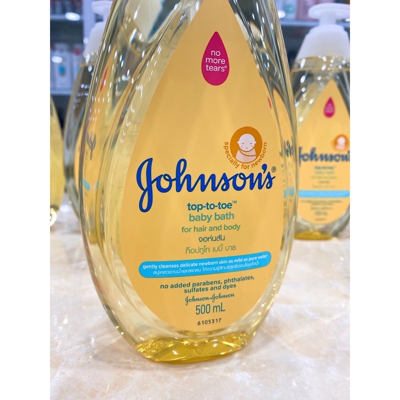 Sữa Tắm Gội Toàn Thân Em Bé Johnson Top To Toe 500ml