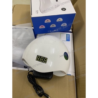 Máy hơ cảm ứng sơn gel 48w sun 5 tem xanh chính hãng - ann933233