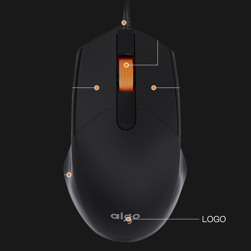 Chuột Chơi Game Máy Tính AIGO M100 Loại Có Dây USB