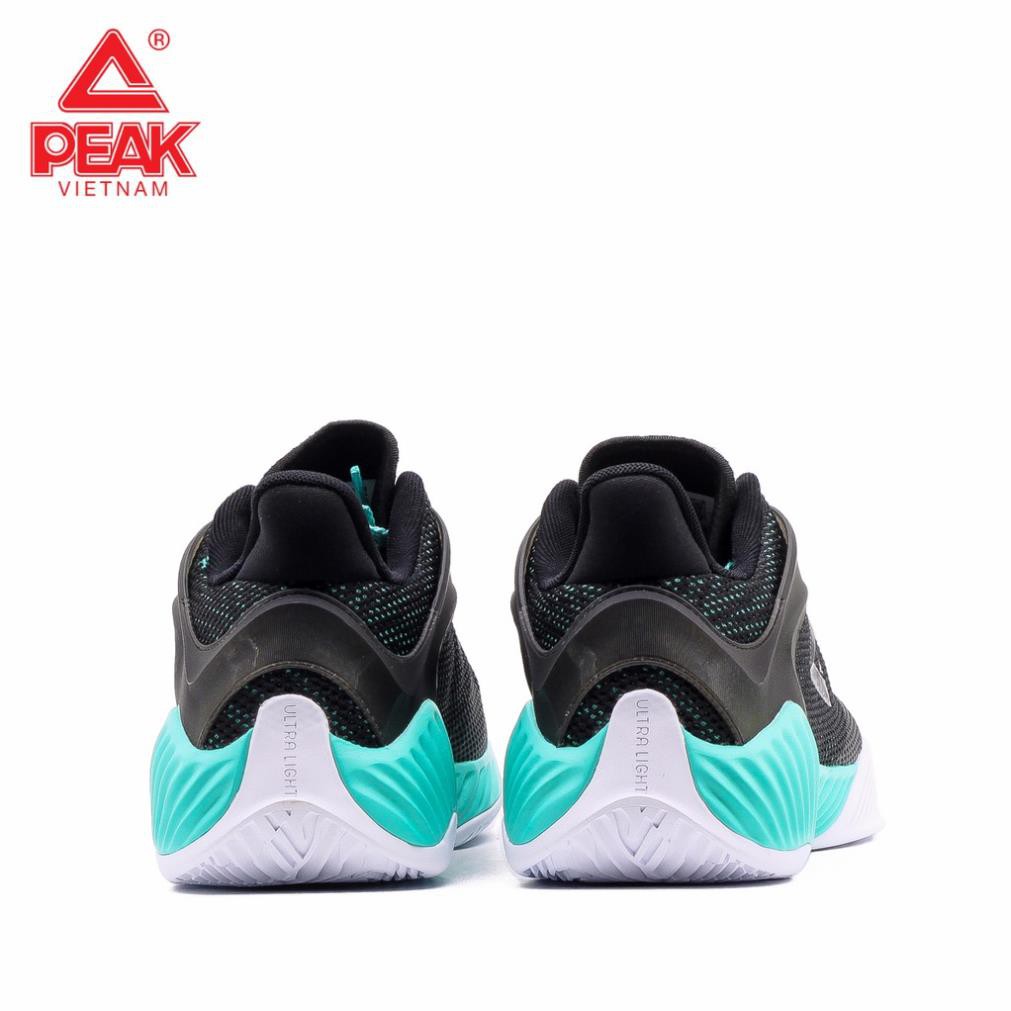 NEW XẢ HÀNG HOT [Đỉnh Cao] Giày bóng rổ PEAK Basketball Ultra Light STA E92041A – Đen Xanh TỐT . . B