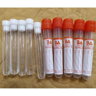 100 ống nghiệm 5ml có nắp không chất chống đông