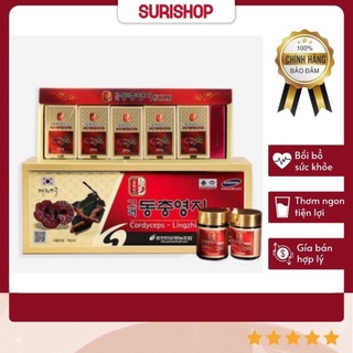 Cao Linh Chi Đông Trùng Hạ Thảo 5 Lọ 50g Cao Cấp Giúp Tăng Cường Chức Năng Gan Thận Bồi Bổ Cơ Thể