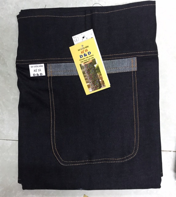 Váy chống nắng jean trơn D&amp;D dạng xẻ tà