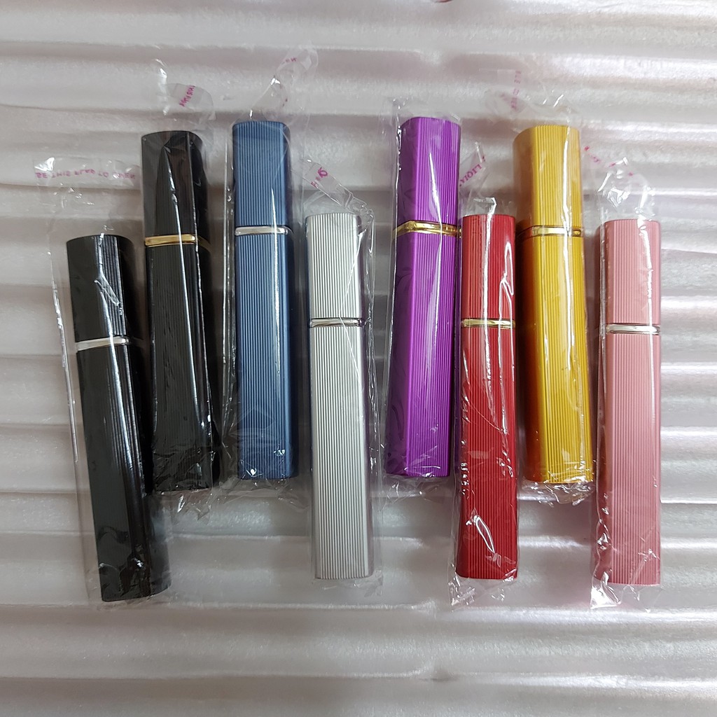 Chai Lọ chiết nước hoa VUÔNG 12ml bọc nhôm - Lọ chiết nước hoa , lọ thủy tinh